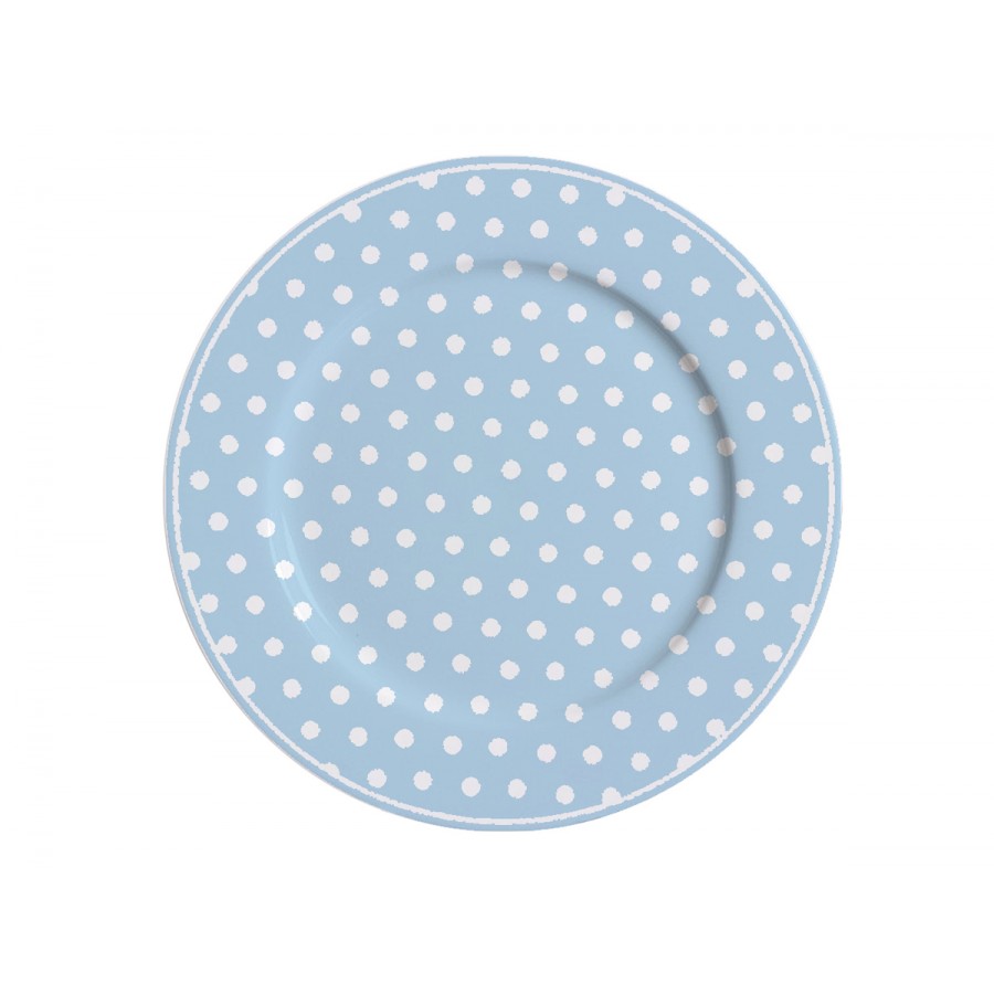 Десертная тарелка Blue with dots 19 см Десертная тарелка Blue with dots 19 см
